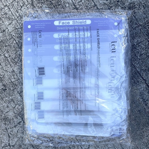 Clear Face Shields - Direct Splash Protection - 10 pack - New, Never Opened - Picture 2 of 8